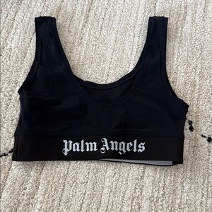 Palm Angels Midnight Black Sports Bra